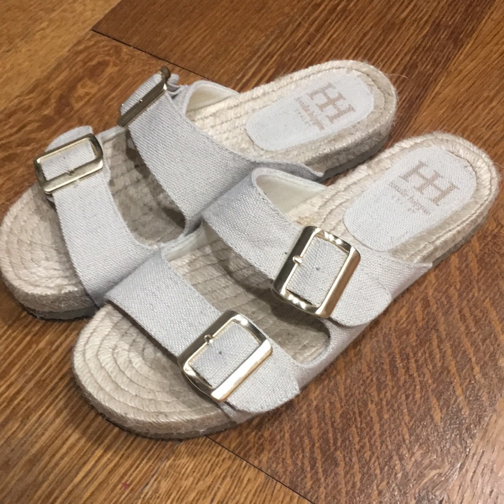 Haute Hippie Double Strap Sandals with Buckles size 8